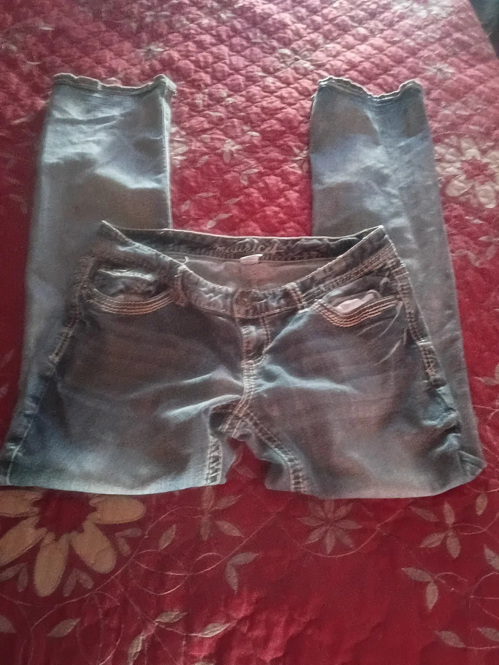 Maurices Women's Blue Denim Skinny Jeans